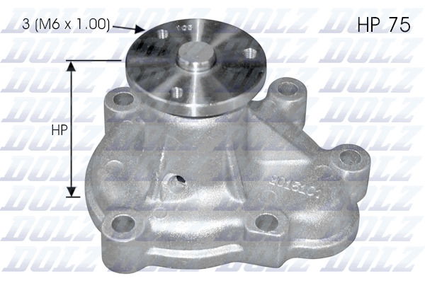 Wasserpumpe, Motorkühlung Dolz O142 Wasserpumpe, Motorkühlung Dolz O142 von Dolz