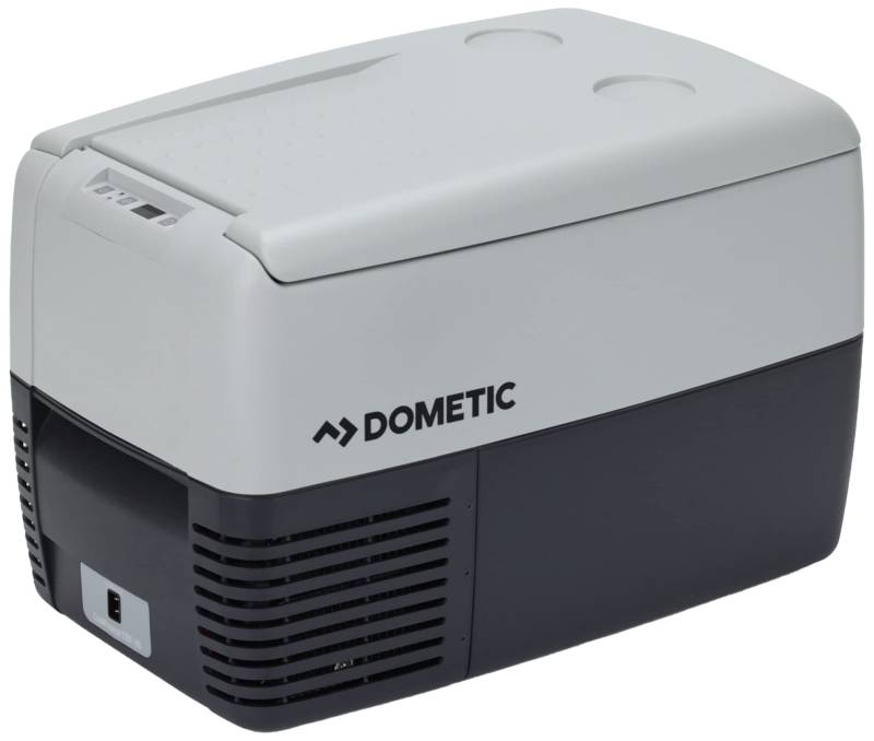 DOMETIC CoolFreeze CDF 36, tragbare elektrische Kompressor-Kühlbox/Gefrierbox, 31 Liter, 12/24 V für Auto, LKW oder Boot mit Batteriewächter, Grau von DOMETIC