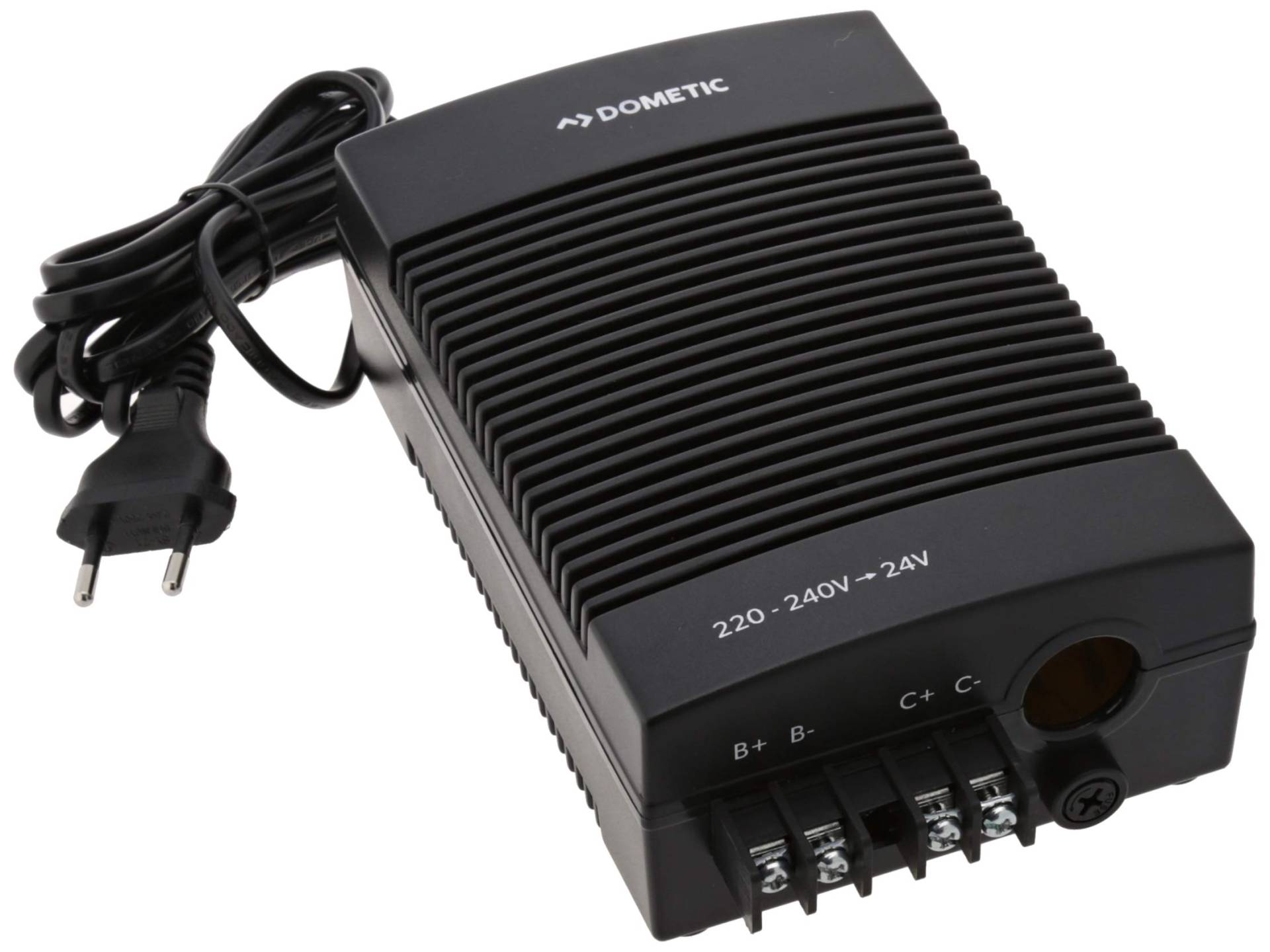 DOMETIC CoolPower EPS 100, AC/DC-Netz-Adapter, Wechselrichter, Spannungwandler mit Zigarettenanzünder für Anschluss von 24 V Kühlgeräte an 230 V Stromnetz von DOMETIC