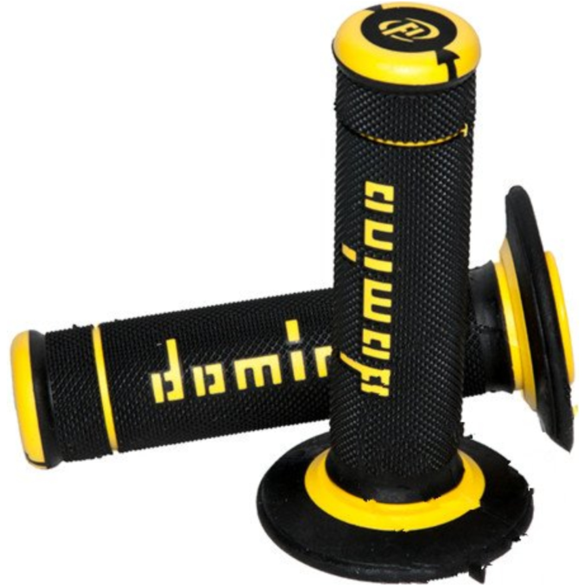 Domino a19041c4740a7-0 lenkergriffe griffgummi schwarz/gelb von Domino