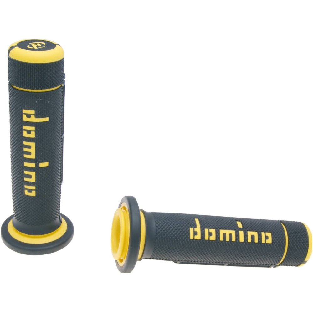 Griffgummis griffe satz domino a180 atv daumengas 22/22mm schwarz-gelb 37199 von Domino