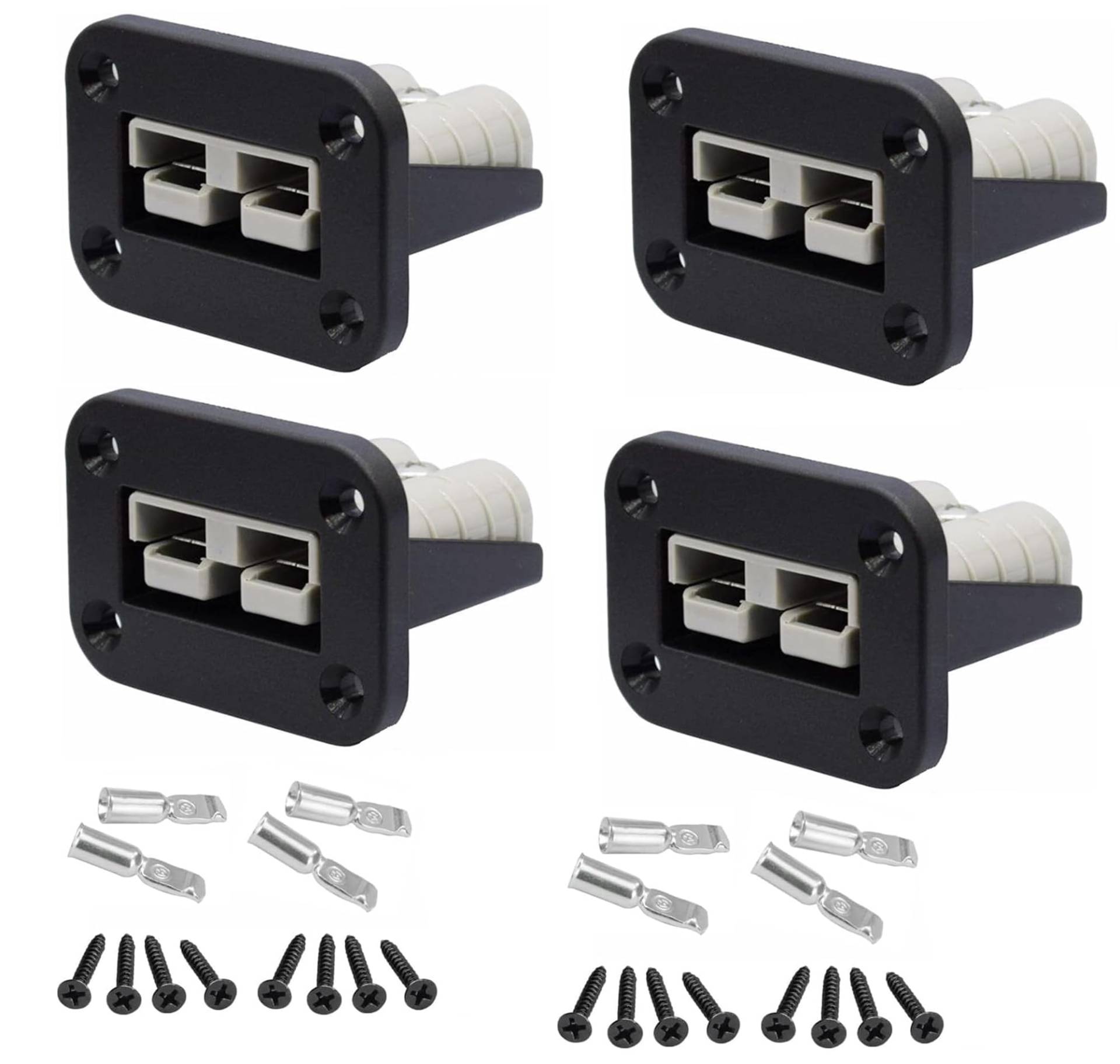 Dongge 4 Sätze 50-Ampere-Batteriesteckdose mit Montageplatte für Anderson SB50 Plug-in Board Unterputzmontage Dongge 4 Sätze 50-Ampere-Batteriesteckdose mit Montageplatte für Anderson SB50 Plug-in Board Unterputzmontage von Dongge