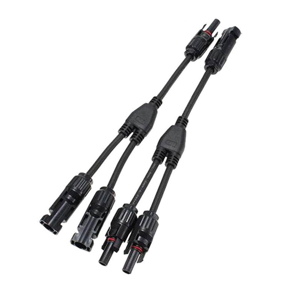 Dongge Solaranschluss Y-Zweig Paralleladapter Solarpanel-Kabel Steckverteiler Photovoltaik-Abzweigstecker und -Buchse Unterstützt 30A Hochstrom Dongge Solaranschluss Y-Zweig Paralleladapter Solarpanel-Kabel Steckverteiler Photovoltaik-Abzweigstecker und -Buchse Unterstützt 30A Hochstrom von Dongge