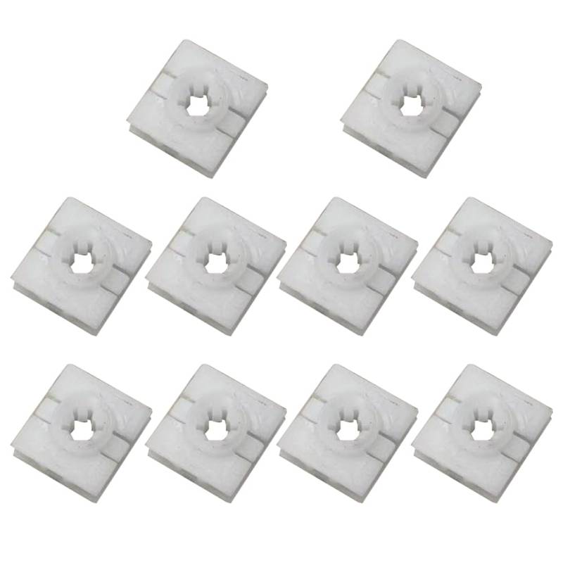 10 Stück Auto-Form-Clips passend für Mercedes für Smart Fortwo 2008–2016, ersetzt 0009912098 von Donkivvy