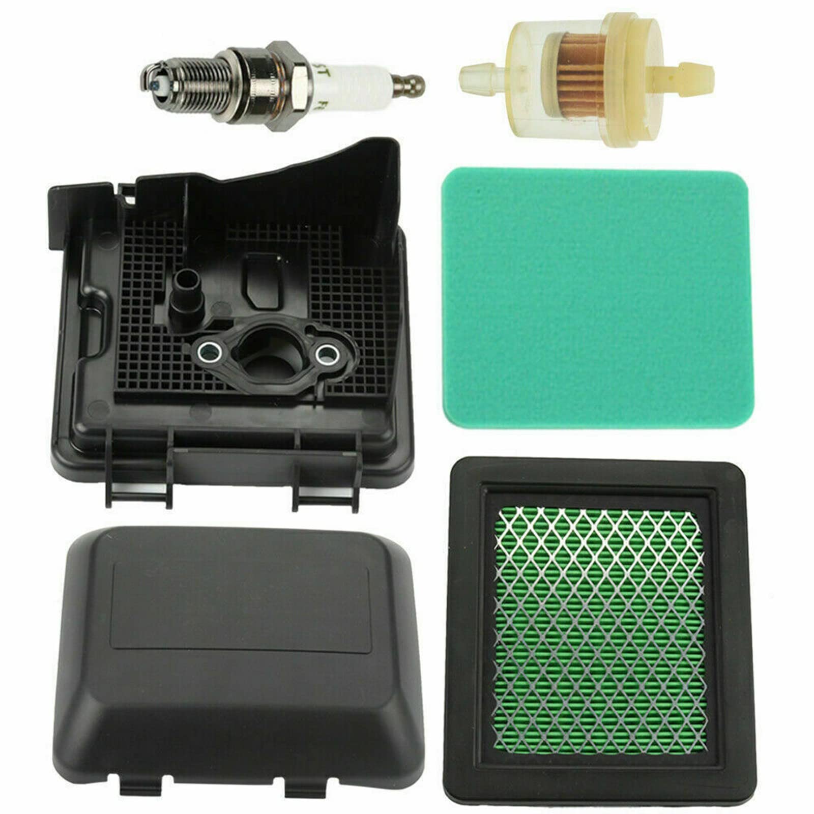 Donkivvy 17220-ZM0-030 17211-ZL8-023 Luftfilter & Luftfilter Abdeckung Kit für Hon-da GC135 GC160 GCV135 GCV160 HRB216 GCV190 Rasenmähermotoren von Donkivvy