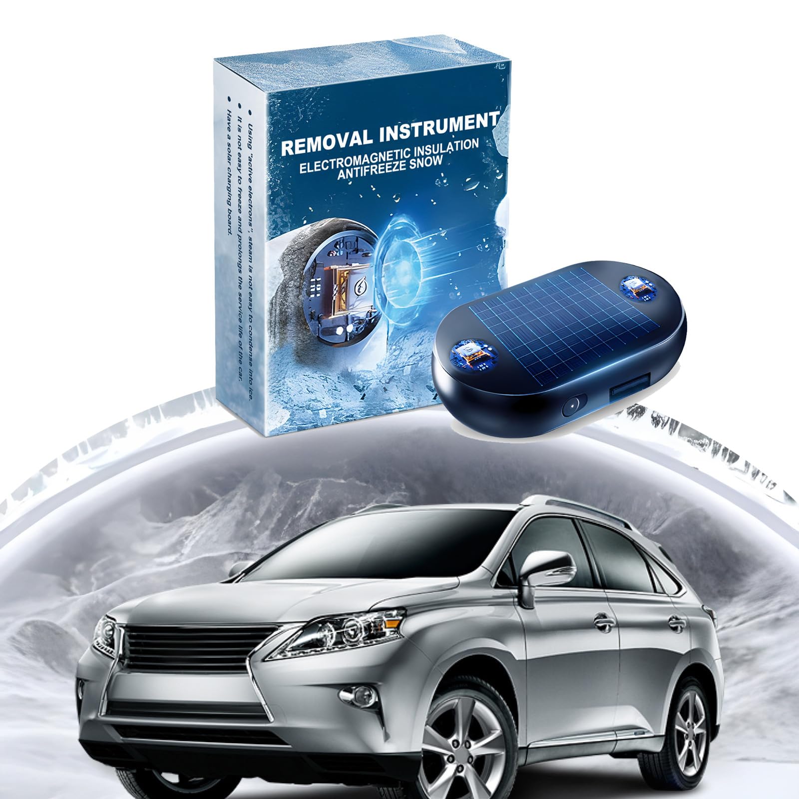 Auto-Interferenz-Anti-Frost-Gerät, Elektromagnetisches Frostschutzmittel zur Schneeräumung, Kinetische Molekularheizung, Elektromagnetisches Auto Schneeräumgerät für EIS, Schnee, Frost (1*Stück) Auto-Interferenz-Anti-Frost-Gerät, Elektromagnetisches Frostschutzmittel zur Schneeräumung, Kinetische Molekularheizung, Elektromagnetisches Auto Schneeräumgerät für EIS, Schnee, Frost (1*Stück) von Donubiiu