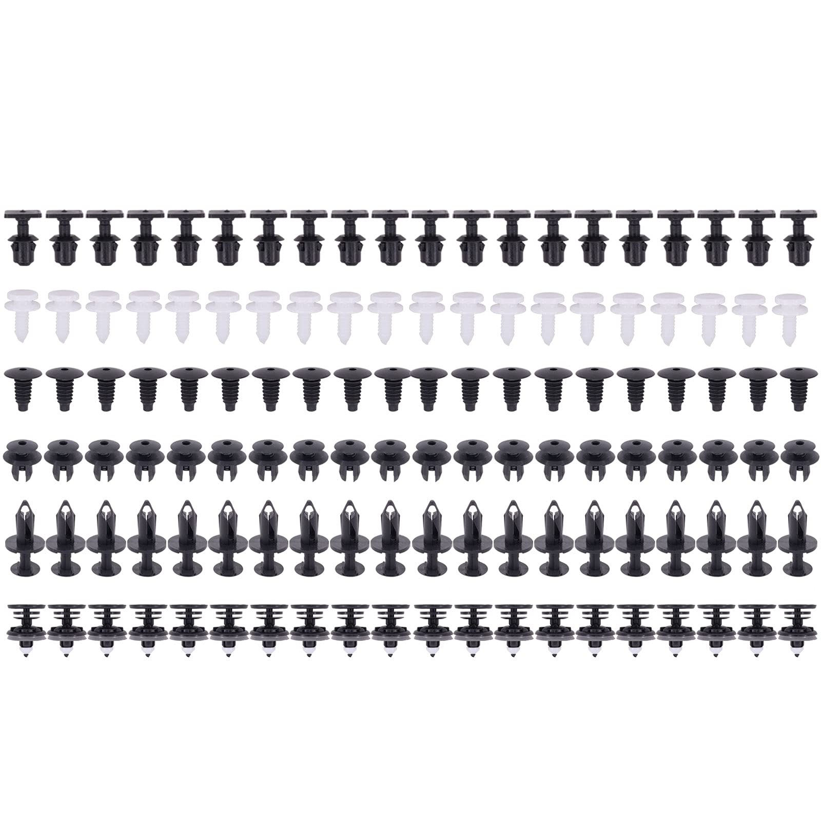 Doo Engy Auto Türverkleidungen Befestigung Clips Halter Innenverkleidung Klips für V-W Bus T4 T5 T6 Kunststoffnietclips 120 Stücke Doo Engy Auto Türverkleidungen Befestigung Clips Halter Innenverkleidung Klips für V-W Bus T4 T5 T6 Kunststoffnietclips 120 Stücke von Doo Engy