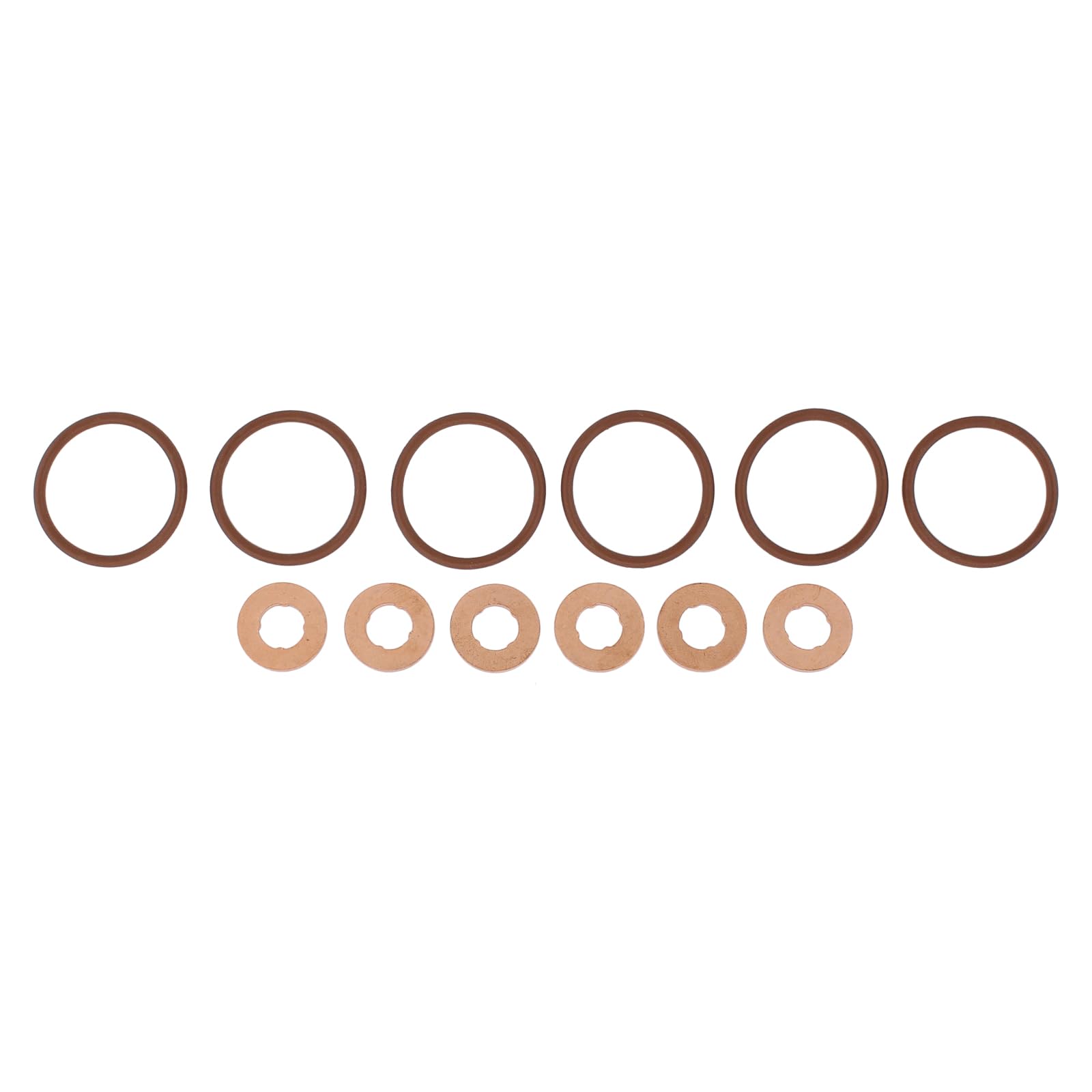 Doo Engy Dichtungssatz Einspritzdüsen Dichtring Injektor Kupferscheibe Einspritzventil Dichtung für 3er E46 330d 330xd 5er E39 530d 7er E38 730d X5 E53 3.0 d von Doo Engy