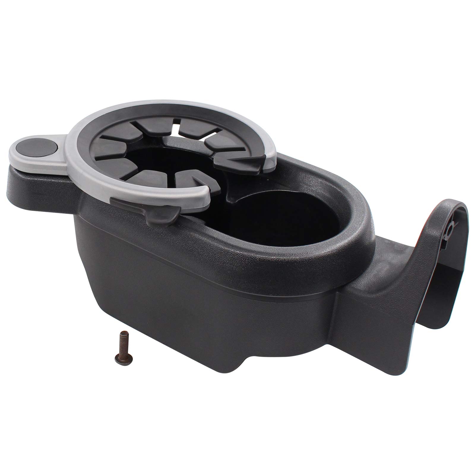 Doo Engy Becherhalter für Smart Fortwo Cabrio 2007-2020 und Coupe 2007-2020, Schwarz, Kunststoff, Edelstahl, Aluminium, Metall von Doo Engy