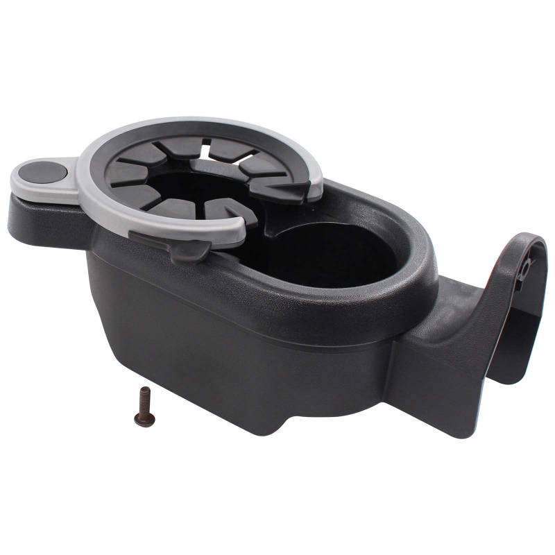 Doo Engy Becherhalter für Smart Fortwo Cabrio 2007-2020 und Coupe 2007-2020, Schwarz, Kunststoff, Edelstahl, Aluminium, Metall von Doo Engy