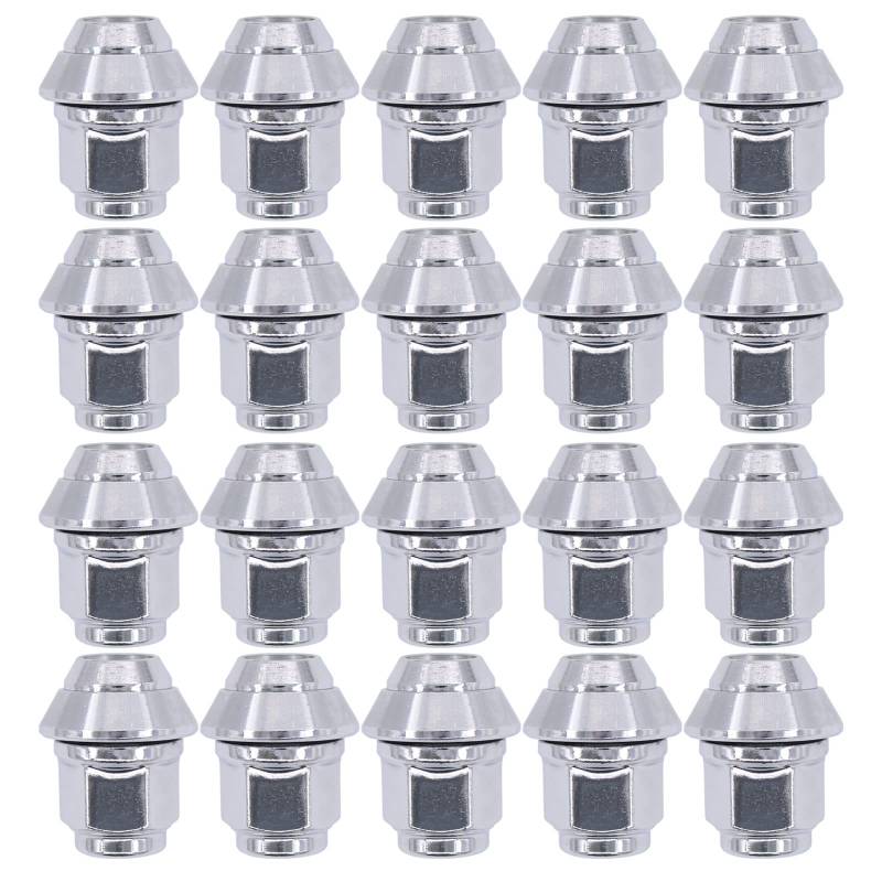 Doo Engy Radmuttern Kegelbund Alu Felgen M12x1,5 Mutter Radbefestigung für C-Max Focus Fiesta MK7 MK6 ST JA8 Escort MK5 MK4 MK1 Capri MK3 Cortina MK2 Cougar von Doo Engy