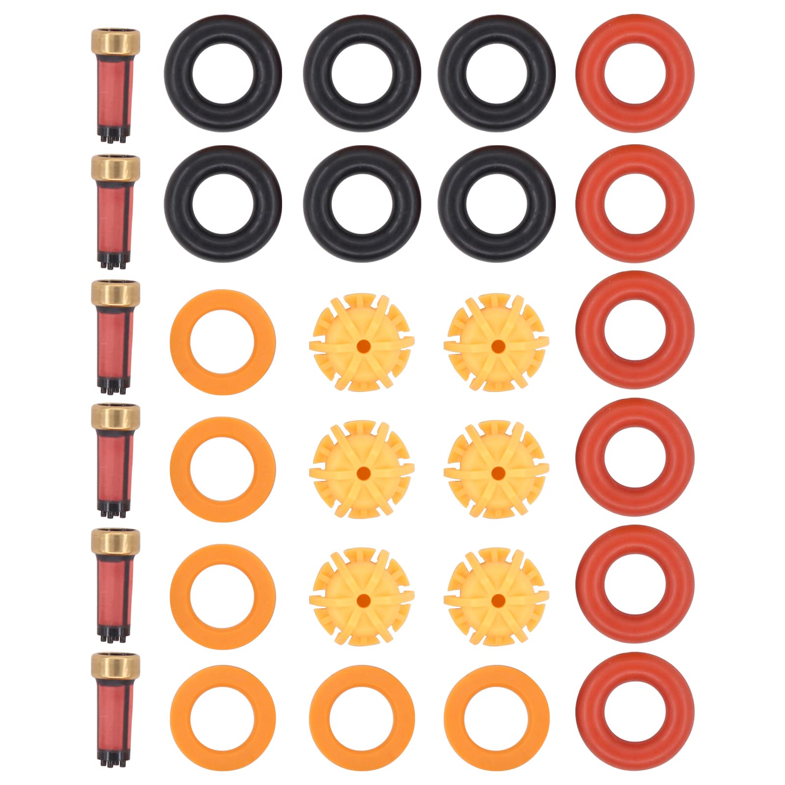 Doo Engy Reparatursatz Einspritzdüse Dichtsatz Einspritzventil Kraftstoffeinspritzdüse für 3er E30 E36 5er E34 Doo Engy Reparatursatz Einspritzdüse Dichtsatz Einspritzventil Kraftstoffeinspritzdüse für 3er E30 E36 5er E34 von Doo Engy