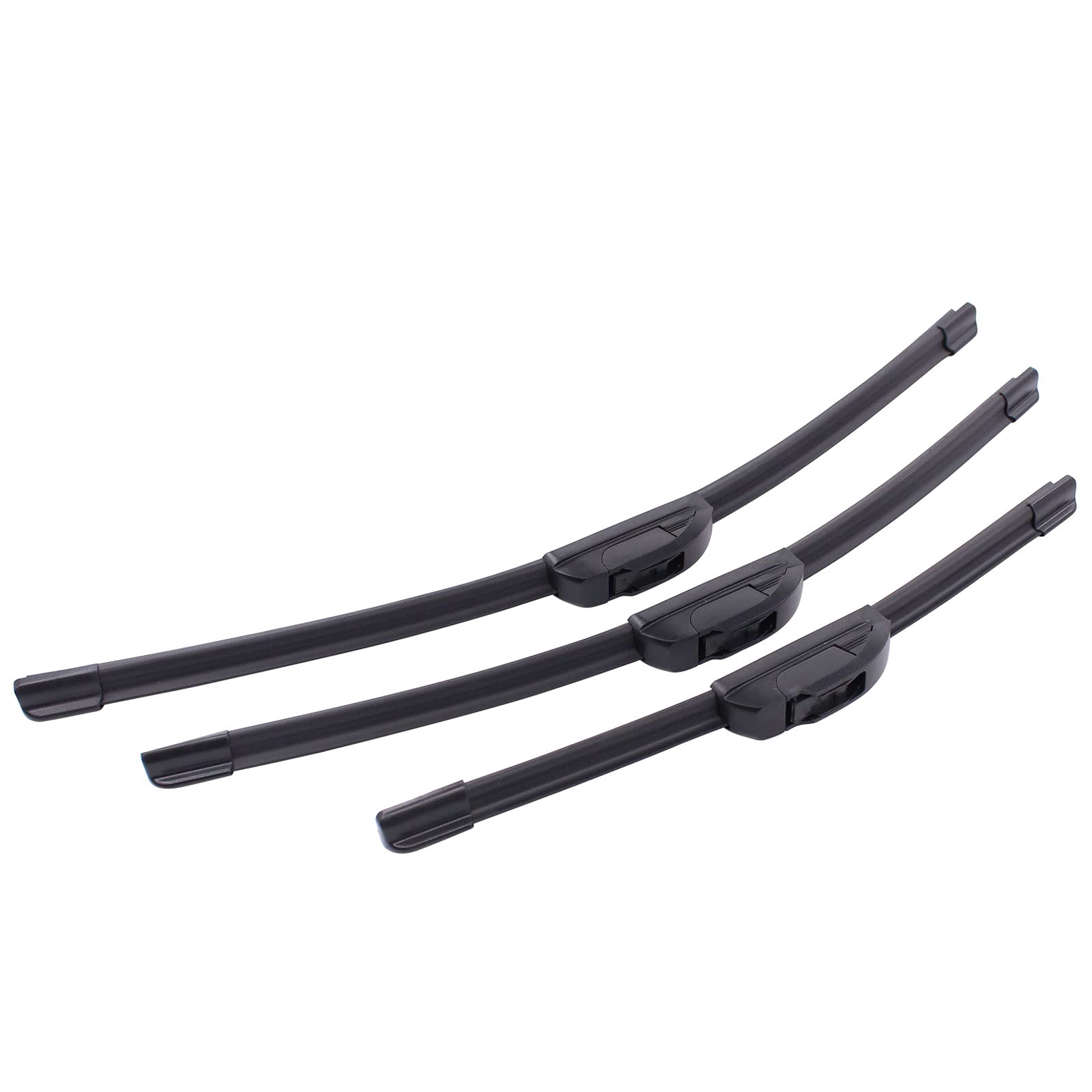 Doo Engy Scheibenwischer Vorne und Hinten Wischerblatt Flachbalkenwischer Set für V-W Golf 4 IV 1J1 1.9 TDI Doo Engy Scheibenwischer Vorne und Hinten Wischerblatt Flachbalkenwischer Set für V-W Golf 4 IV 1J1 1.9 TDI von Doo Engy
