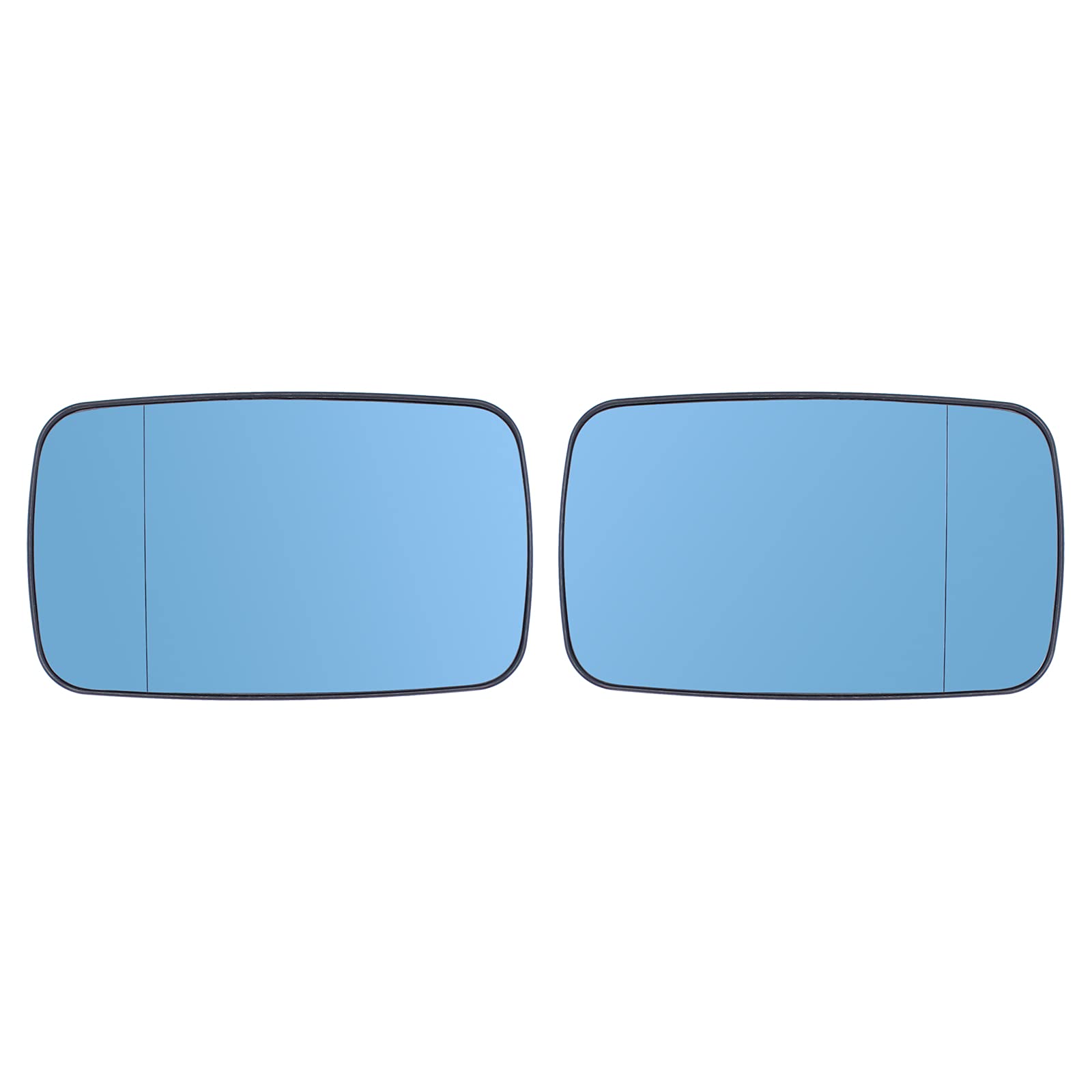 Doo Engy Spiegelglas Set für 3er E46 E39 Coupe Cabrio Links und Rechts Spiegelgläser Satz Beheizbar Blau Glas von Doo Engy