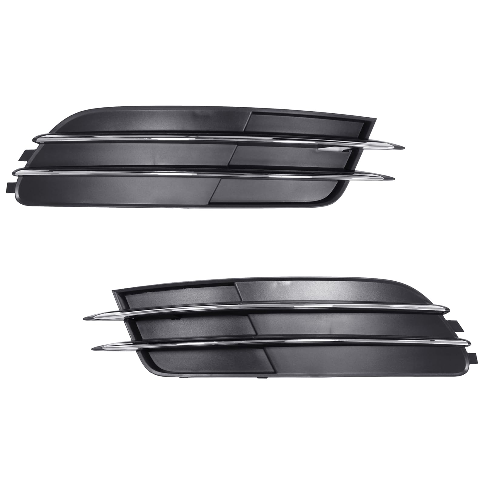 Doo Engy Stoßstange Gitter Abdeckung Blende Nebelscheinwerfer Frontstoßstangen Grill Stoßfängergitter Lampenabdeckung schwarz vorne links und rechts für A6 C7 4G 2011-2014 Doo Engy Stoßstange Gitter Abdeckung Blende Nebelscheinwerfer Frontstoßstangen Grill Stoßfängergitter Lampenabdeckung schwarz vorne links und rechts für A6 C7 4G 2011-2014 von Doo Engy