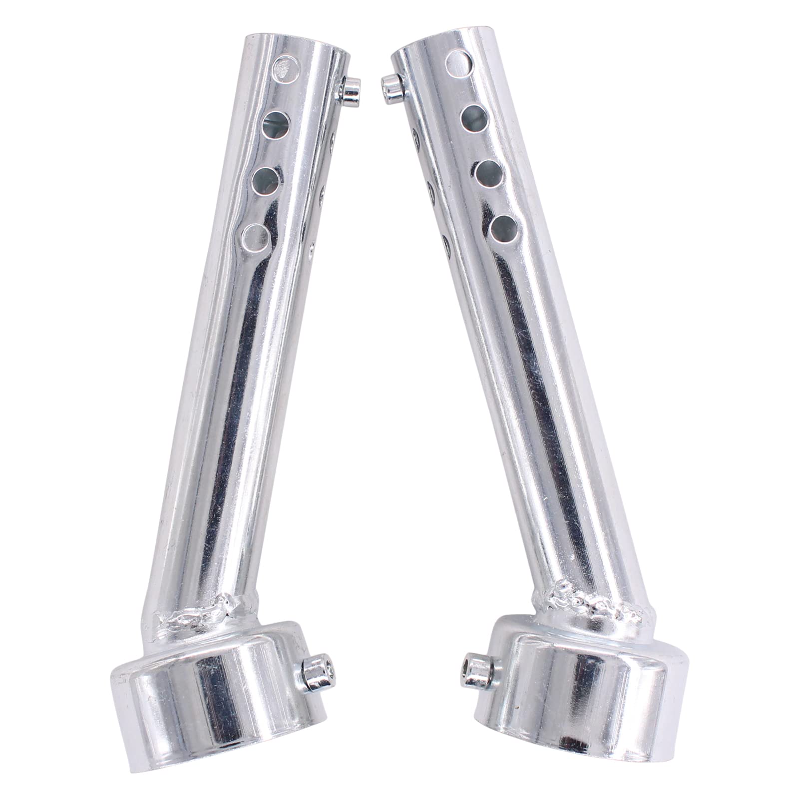 Doo Engy Universal 48 mm Auspuff Schalldämpfer Abgewinkelt Auspuffblende Auspuffanlage Motorradauspuff Endschalldämpfer Muffler DB Killer Noise Reducer für Krümmer Street Bike Motorrad Roller Doo Engy Universal 48 mm Auspuff Schalldämpfer Abgewinkelt Auspuffblende Auspuffanlage Motorradauspuff Endschalldämpfer Muffler DB Killer Noise Reducer für Krümmer Street Bike Motorrad Roller von Doo Engy