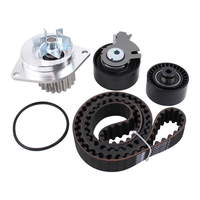 Doo Engy Zahnriemensatz Rollen Wasserpumpe Zahnriemen Spannrolle Umlenkrolle für C4 C3 C2 Xsara Picasso C-Elysee Berlingo 1007 206 CC 207 208 301 307 SW 308 Partner Tepee 1.6 von Doo Engy