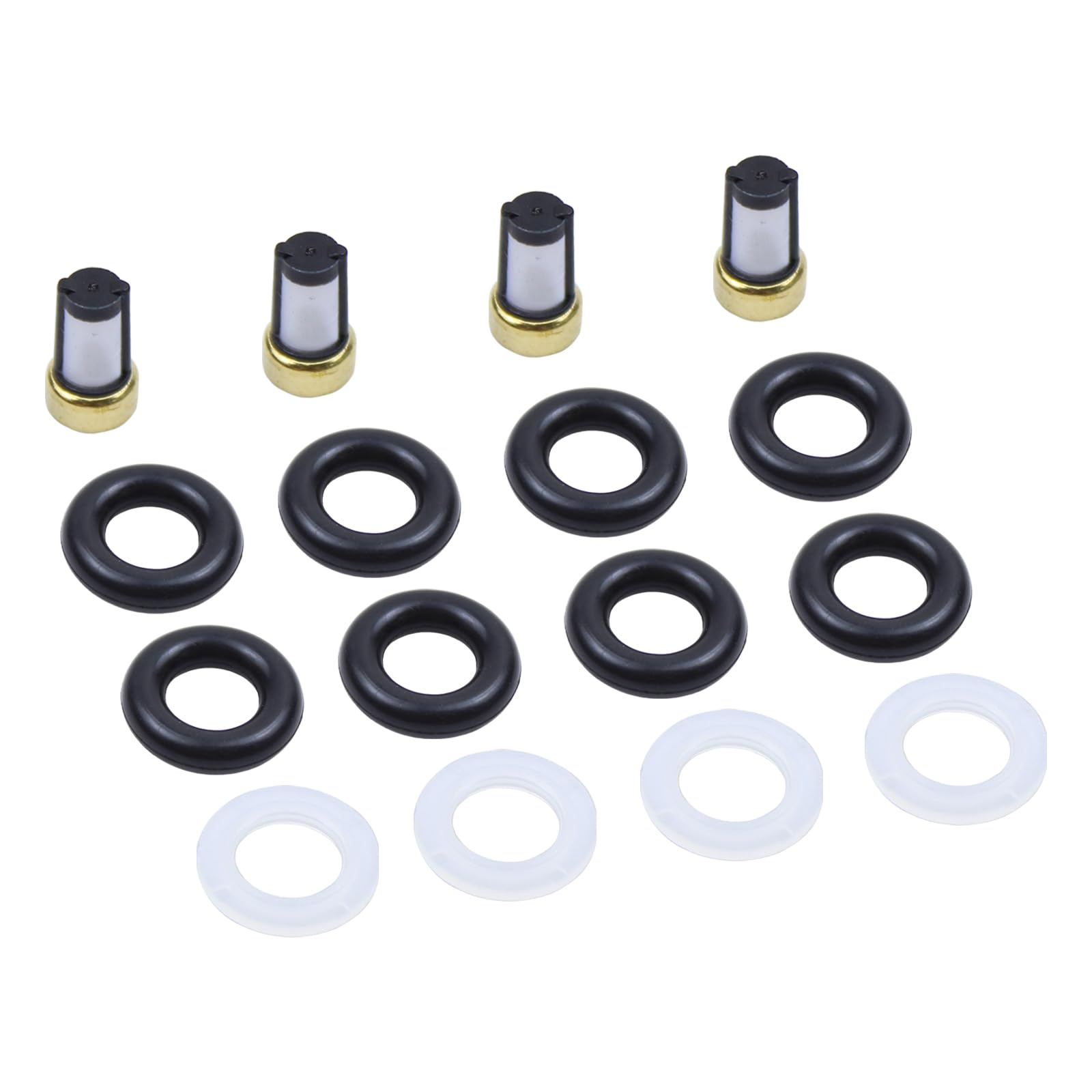 Einspritzdüse Dichtung Einspritzventil Dichtungssatz Injektor Reparatursatz Filtereinsatz für Octavia 1U Golf 4 Polo 9N Bo-ra New Beetle 9C Cordoba 6K Ibiza 6L Leon 1M Toledo A3 8L A4 B6 8E TT 8N 1.8 Einspritzdüse Dichtung Einspritzventil Dichtungssatz Injektor Reparatursatz Filtereinsatz für Octavia 1U Golf 4 Polo 9N Bo-ra New Beetle 9C Cordoba 6K Ibiza 6L Leon 1M Toledo A3 8L A4 B6 8E TT 8N 1.8 von Doo Engy