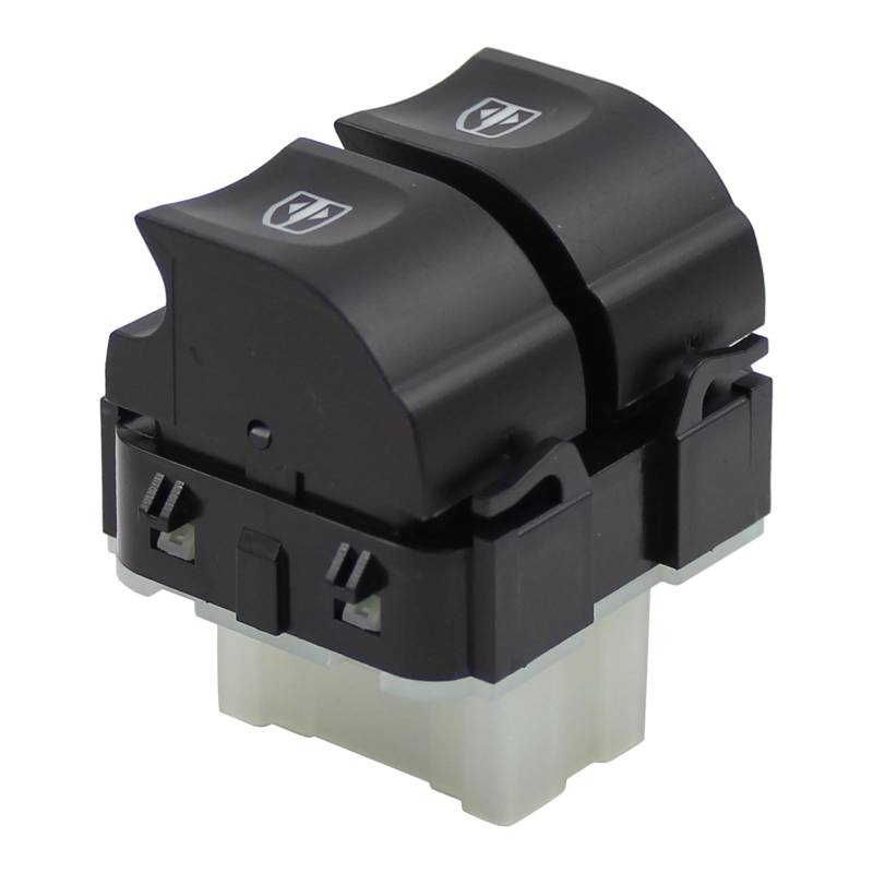 Fensterheber Schalter elektrischer Fensterheberschalter Fensterschalter Doppelschalter Druckknopf Steuerschalter Fenster Taste schwarz für Citan W415 Dokker Duster Lodgy Logan MCV 2 Kangoo Twingo 3 von Doo Engy
