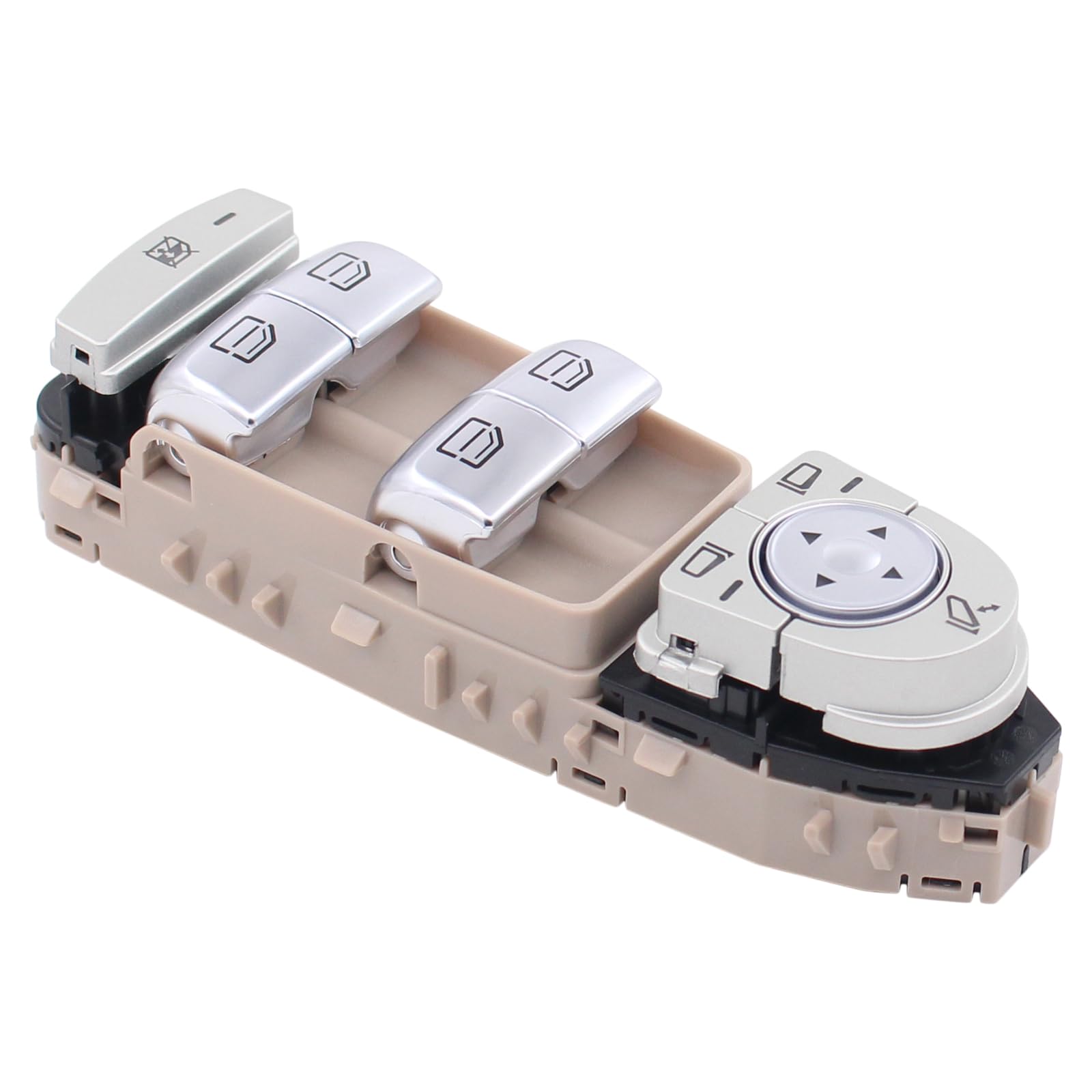 Fensterheber Schalter elektrischer Fensterheberschalter Fensterschalter Glasschalter Druckknopf Fenster Taste Steuerschalter Fahrerseite beige vorne links für C Klasse W205 C-Klasse S205 GLC X253 C253 Fensterheber Schalter elektrischer Fensterheberschalter Fensterschalter Glasschalter Druckknopf Fenster Taste Steuerschalter Fahrerseite beige vorne links für C Klasse W205 C-Klasse S205 GLC X253 C253 von Doo Engy