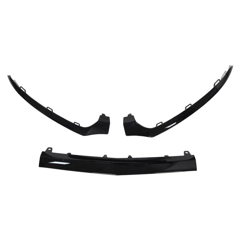 Front Spoiler Stoßstange Lippe Stoßfänger Schutzleiste Frontlippe Zierleiste Frontspoiler Frontansatz Reparatursatz schwarz vorne unten für C Klasse W205 C-Klasse T Modell S205 2015 2016 2017 2018 von Doo Engy