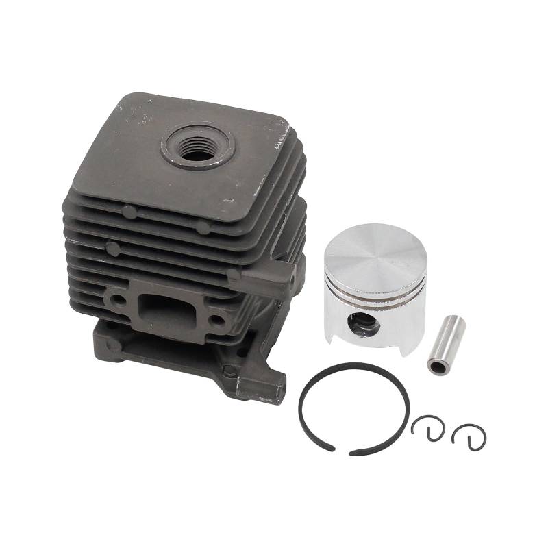 Kolben Zylinder Satz 34mm Zylinderkolben Kolbensatz mit Kolbenring Kolbenbolzen Sicherungsring Zylinderfußdichtung für Stihl BG 85 FS 38 FS 45 FS 55 BG85 FS38 FS45 FS55 Motorsense von Doo Engy