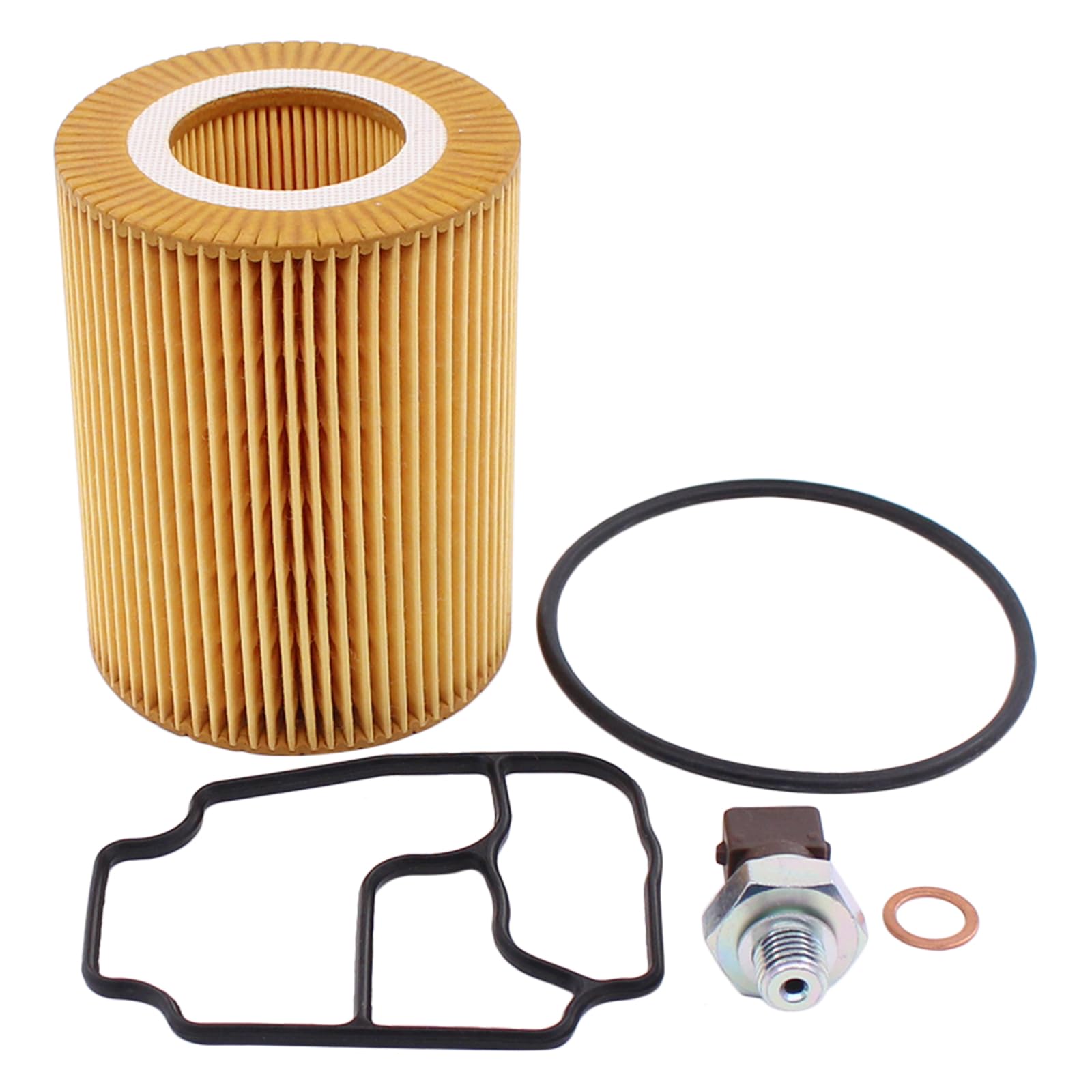 Öldruckschalter Ölfiltergehäuse Dichtungssatz Ölfilter Öldrucksensor Ölkühler Filter Dichtung Motorölfilter Gehäuse O-Ring für 3er E46 3er E36 5er E39 E60 E61 7er E38 E65 X3 E83 X5 E53 Z3 E36 Z4 E85 von Doo Engy