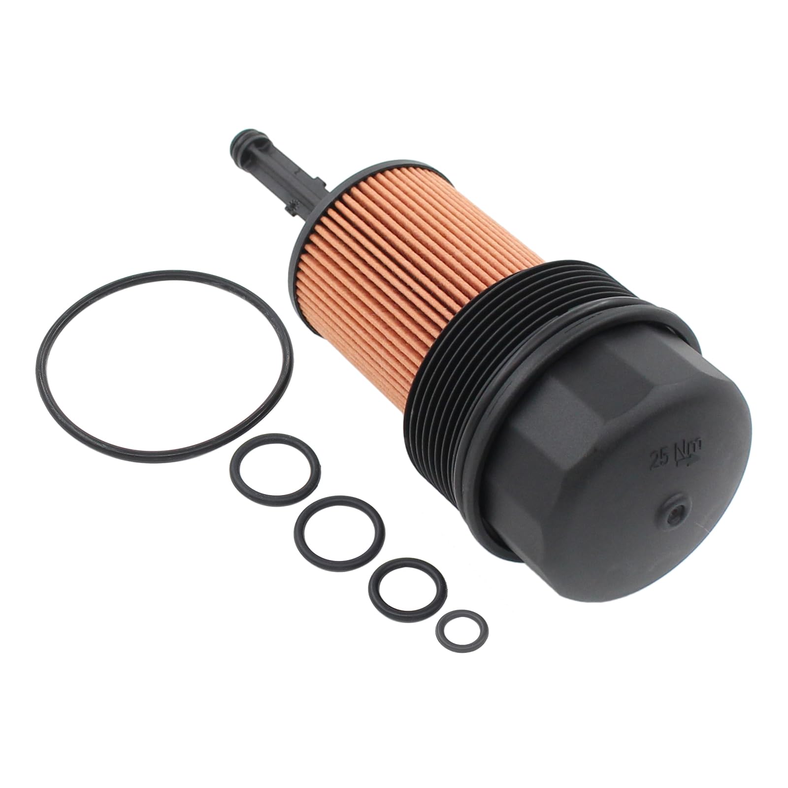 Ölfiltergehäuse Deckel mit Filter Ölfilter Öl Filtereinsatz für E Klasse W210 W211 C Klasse W202 W203 W204 S202 S203 S204 CL203 W463 W461 M-Klasse W163 CLK W209 C209 Sprinter W906 Viano W639 Vito W638 von Doo Engy