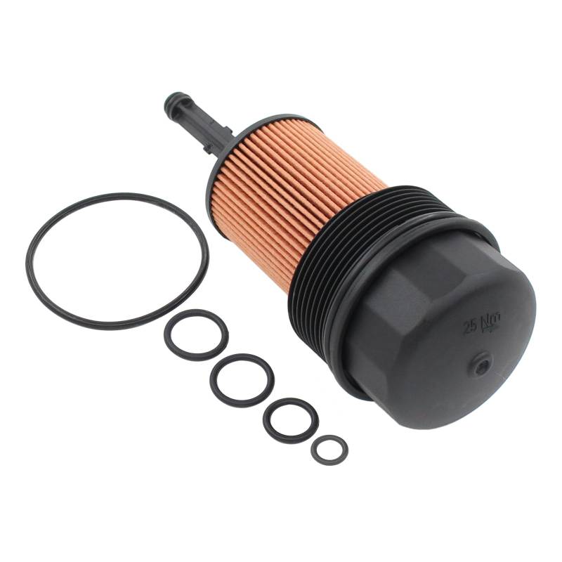Ölfiltergehäuse Deckel mit Filter Ölfilter Öl Filtereinsatz für E Klasse W210 W211 C Klasse W202 W203 W204 S202 S203 S204 CL203 W463 W461 M-Klasse W163 CLK W209 C209 Sprinter W906 Viano W639 Vito W638 von Doo Engy