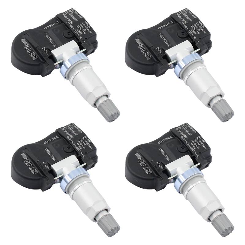 Reifendrucksensor RDKS Sensoren Reifendruckkontrolle Reifendruckkontrollsystem Sensor Radsensor Gummiventil für Genesis Santa Fe i30 ix20 ix55 Carens Cee'd JD Pro Ceed Picanto Rio Sorento UM Venga von Doo Engy