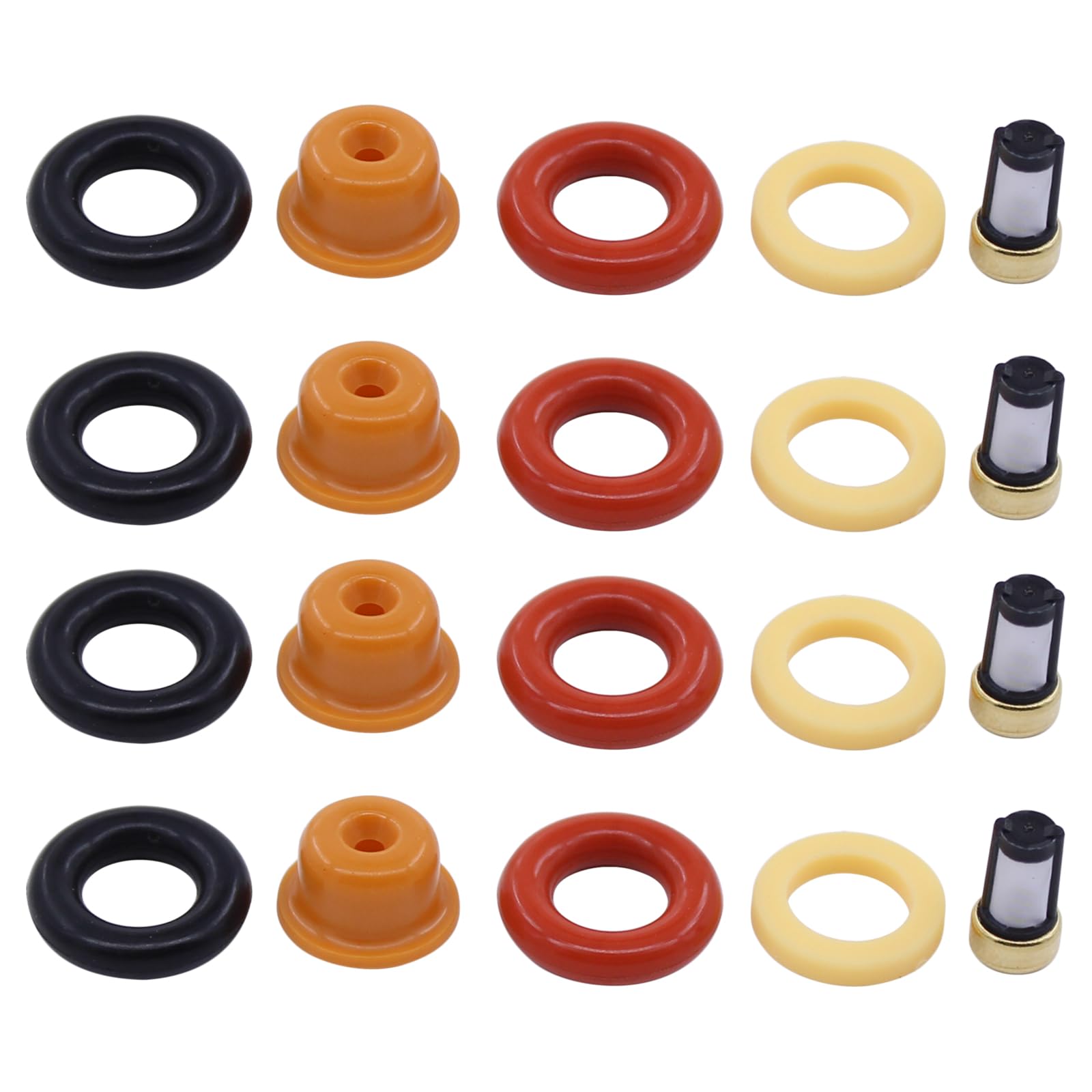 Reparatursatz Einspritzdüse Dichtsatz Einspritzventil Dichtungssatz Kraftstoffeinspritzdüse Filtereinsatz Injektor Dichtung O-Ring Haltekappen Kunststoffring Motorrad für K1 K75 K110 K1200 K589 Reparatursatz Einspritzdüse Dichtsatz Einspritzventil Dichtungssatz Kraftstoffeinspritzdüse Filtereinsatz Injektor Dichtung O-Ring Haltekappen Kunststoffring Motorrad für K1 K75 K110 K1200 K589 von Doo Engy
