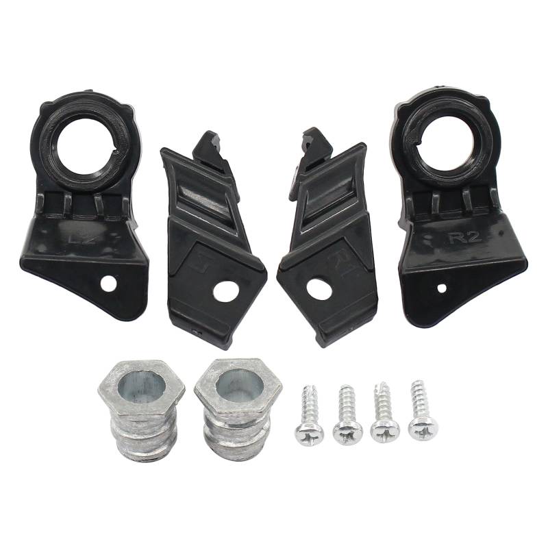 Scheinwerfer Halterung Clips Scheinwerferhalter Reparatursatz Frontscheinwerfer Halter Scheinwerferhalterung Hauptscheinwerfer Scheinwerfergehäuse Ösen vorne links und rechts für Golf 5 für Jetta von Doo Engy