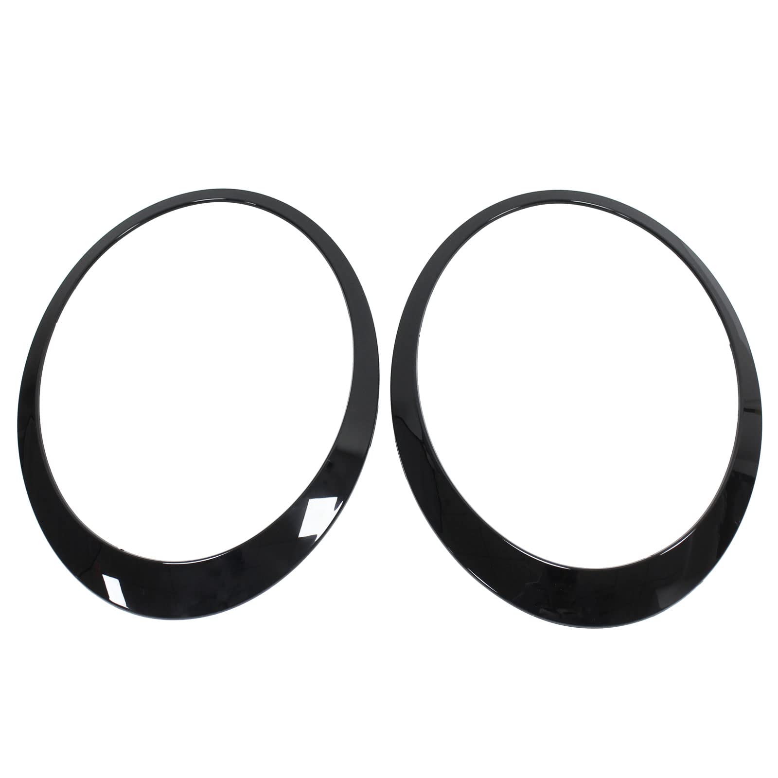 Scheinwerfer Zierring runde Ring Frontscheinwerfer Blende Rahmen Verkleidung Abdeckung Zierleisten Rand Zierringblende glänzend schwarz vorne links und rechts für Mini R56 R57 R58 R59 2007-2015 Scheinwerfer Zierring runde Ring Frontscheinwerfer Blende Rahmen Verkleidung Abdeckung Zierleisten Rand Zierringblende glänzend schwarz vorne links und rechts für Mini R56 R57 R58 R59 2007-2015 von Doo Engy