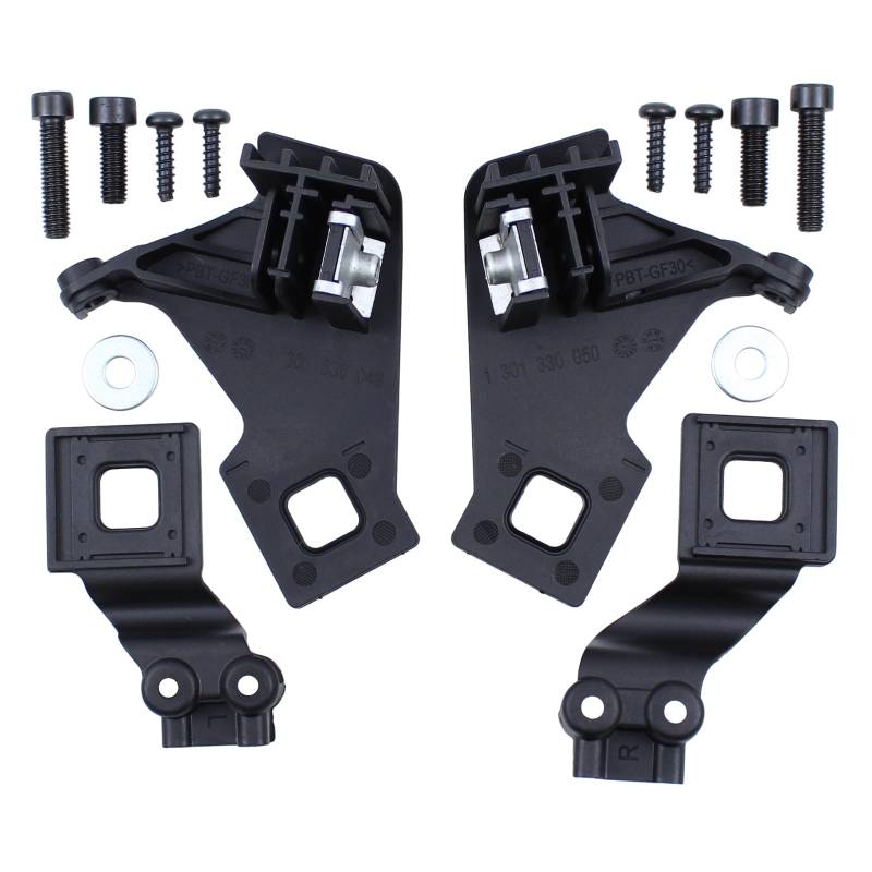 Scheinwerferhalter Reparatursatz Scheinwerfer Halter Frontscheinwerfer Halterung Scheinwerferhalterung Hauptscheinwerfer Clips Ösen mit Schraube vorne links und rechts für A4 B8 8K A5 8T A5 8F von Doo Engy
