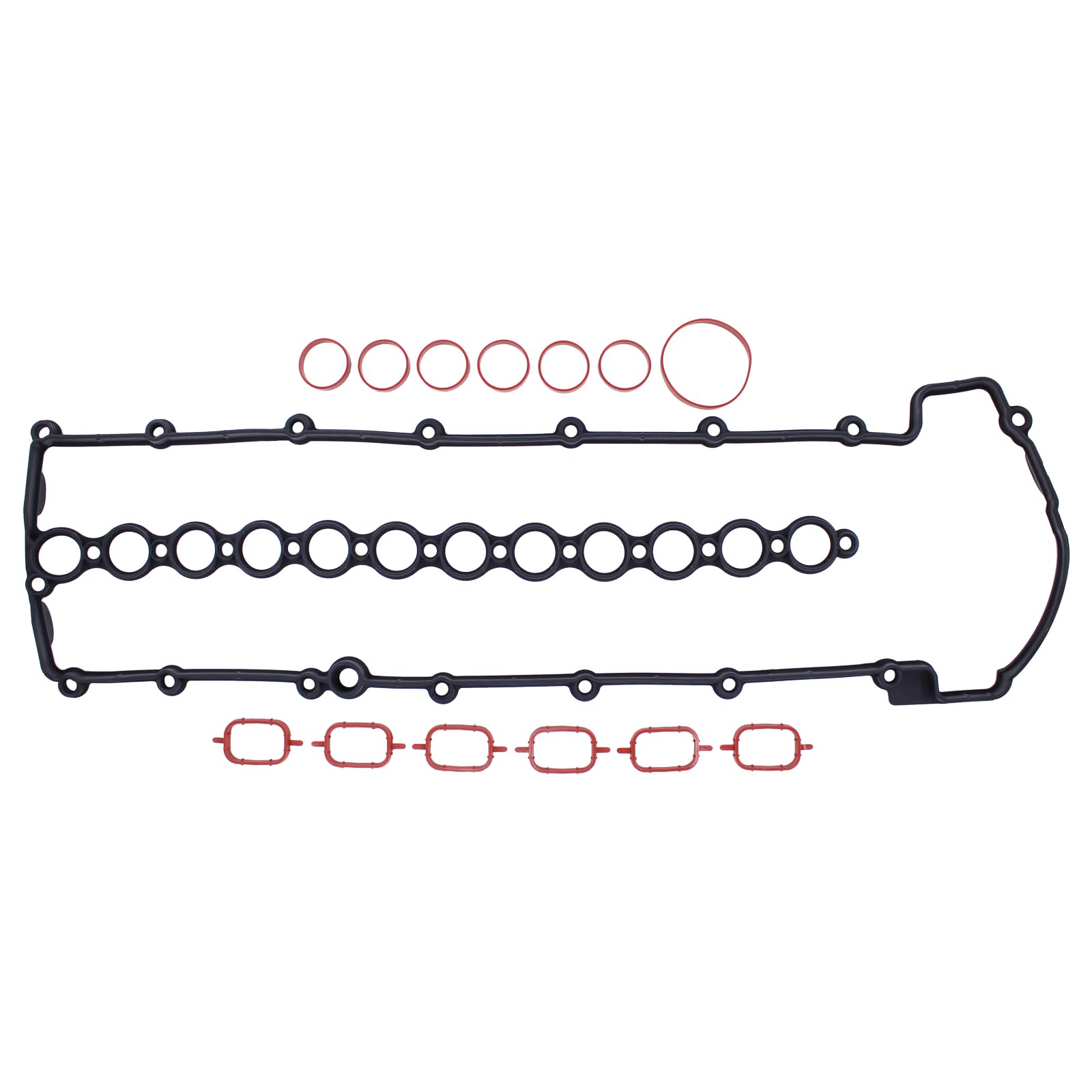 Ventildeckeldichtung Zylinderkopfhaube Dichtung Ansaugkrümmer Dichtungssatz für Range Rover Omega B 3er E46 E90 E93 E92 E91 5er E39 5er E60 E61 6er E63 E64 7er E38 E65 X3 E83 X5 E53 X5 E70 X6 E71 E72 Ventildeckeldichtung Zylinderkopfhaube Dichtung Ansaugkrümmer Dichtungssatz für Range Rover Omega B 3er E46 E90 E93 E92 E91 5er E39 5er E60 E61 6er E63 E64 7er E38 E65 X3 E83 X5 E53 X5 E70 X6 E71 E72 von Doo Engy