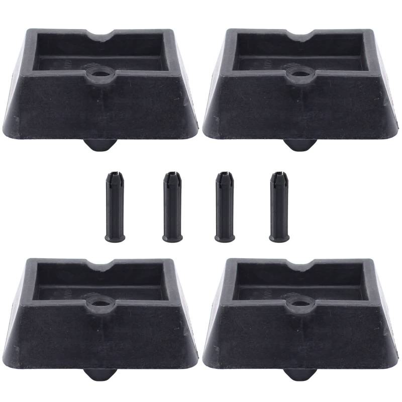 Wagenheberaufnahme Unterbock Wagenheber Aufnahme Adapter Gummiauflage Gummiblock Stopfen Hebebühne vorne und hinten beidseitig links rechts für 3er E46 6er E63 E64 7er E65 E66 E67 Z4 E86 E85 Z8 E52 von Doo Engy