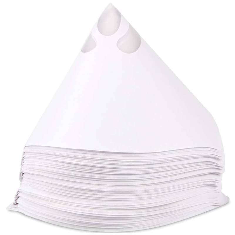 100-teiliger Farbsiebtrichter, 120 feinmaschige Farbfilterkegel, Einweg-Filterpapiertrichter, 6, 3 x 3, 5 Zoll Farbfilter Farbfilter-Farbsiebe von Dorccsi