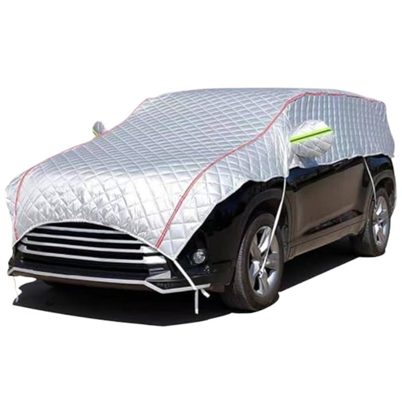 Autoabdeckung 19x10 Fuß Hagelschutz-Autoabdeckung, wasserdichte Allwetter-Halbautoabdeckung mit 8 Seilen für den Außenbereich, Regen, Sonne, UV-Schutz, Dicke Hagelschutzabdeckung für Business-LIM von Dorccsi