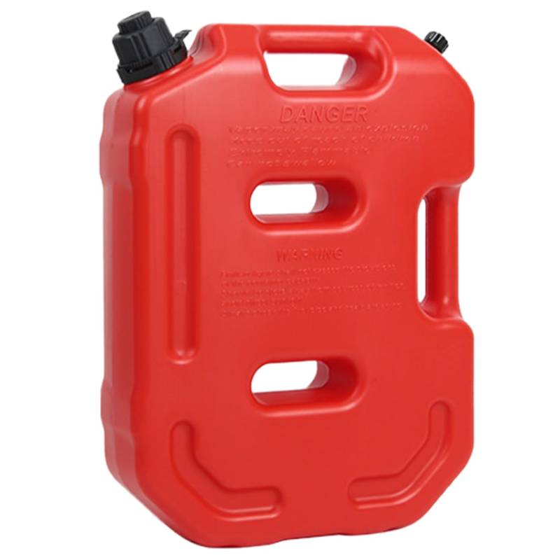 Kraftstofftank, 10 l, selbstverriegelnder Kraftstoffkanister, auslaufsicherer, robuster HDPE-Kraftstoffbehälter mit Ölleitung und Entlüftungsventil, tragbarer Kraftstofftank für Notstromversorgun von Dorccsi