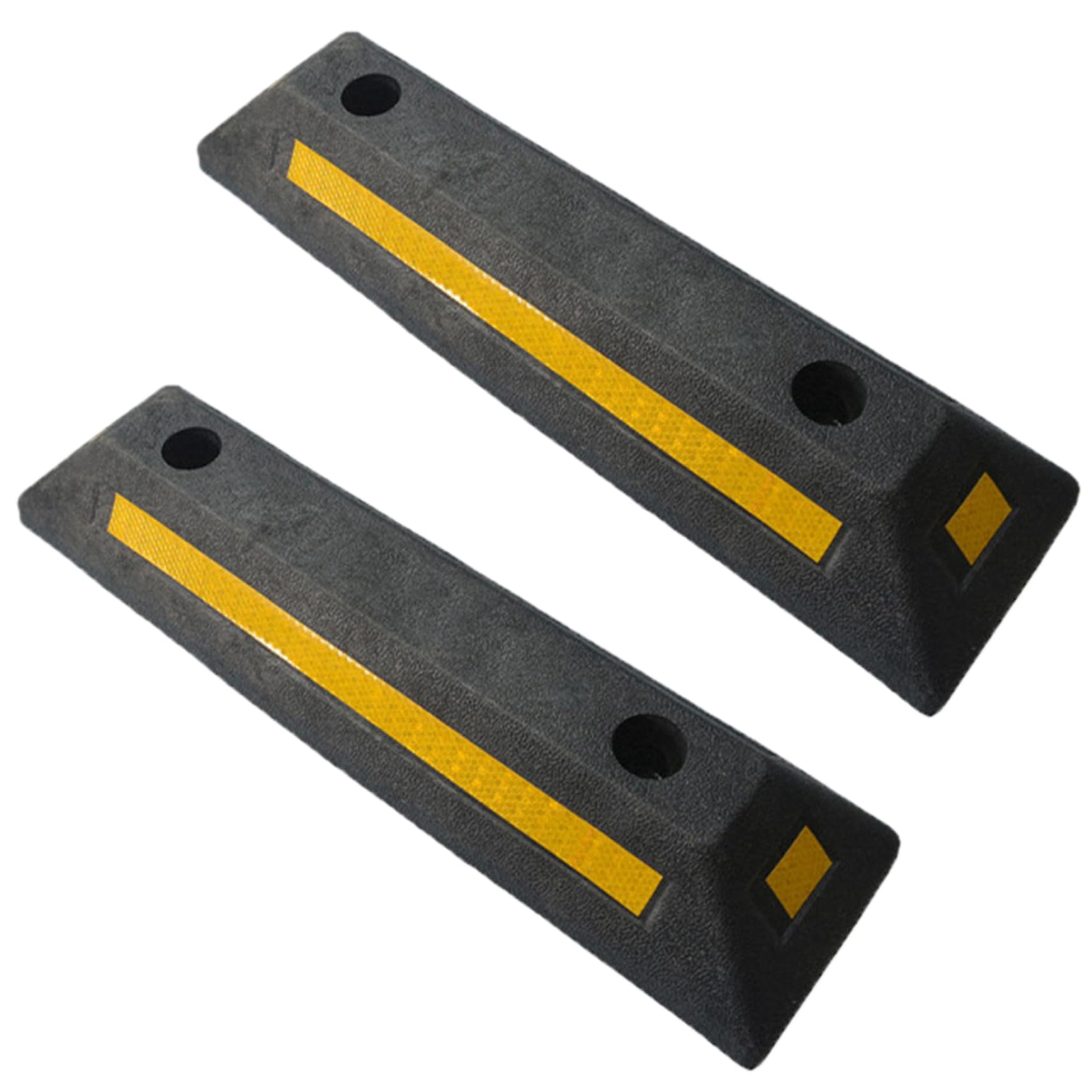 Parkstopper für die Garage, 2 Stück, strapazierfähig, reflektierend, 48, 3 cm, Einparkhilfe für die Garage, schlagfester Parkblock aus Gummi-Kunststoff für Parkstopps in der Tiefgarage der Parkstopper für die Garage, 2 Stück, strapazierfähig, reflektierend, 48, 3 cm, Einparkhilfe für die Garage, schlagfester Parkblock aus Gummi-Kunststoff für Parkstopps in der Tiefgarage der von Dorccsi