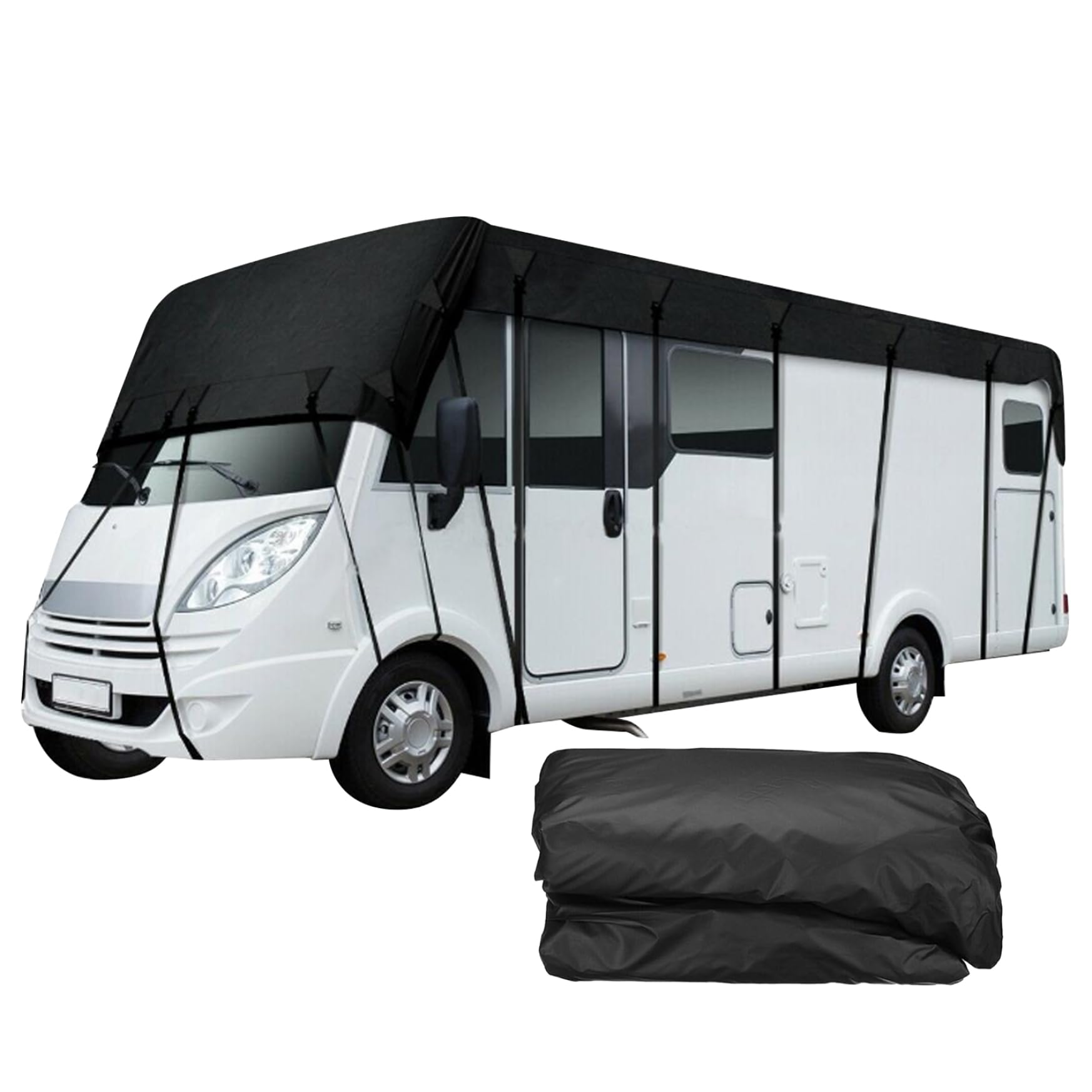 Wohnwagenabdeckung, 210D Oxford-Stoff, wetterbeständig, 21 x 10 Fuß, Faltbare Wohnmobil-Dachabdeckung, Planenschutz, universell passend für Wohnmobil, Reiseauto, Dachabdeckung Wohnwagenabdeckung, 210D Oxford-Stoff, wetterbeständig, 21 x 10 Fuß, Faltbare Wohnmobil-Dachabdeckung, Planenschutz, universell passend für Wohnmobil, Reiseauto, Dachabdeckung von Dorccsi
