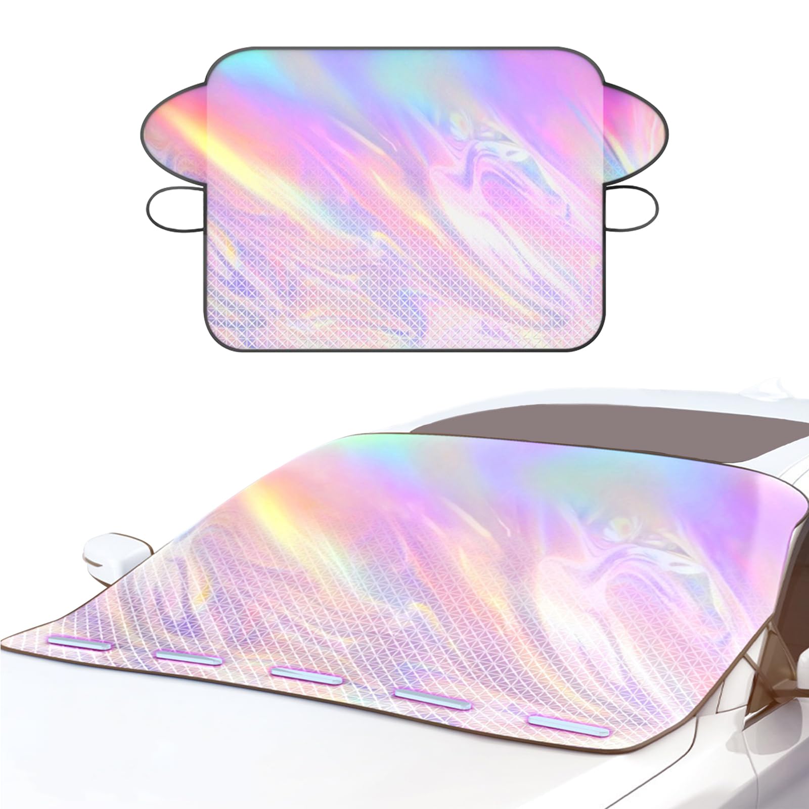 145 x 110cm Sonnenschutz Auto Frontscheibe Faltbarer Schutzschirm Sonnenblende Windschutzscheibe Laser Sonnenblende Vorne UV-Schutz für Sommer, Sonne, Staub, Schnee 145 x 110cm Sonnenschutz Auto Frontscheibe Faltbarer Schutzschirm Sonnenblende Windschutzscheibe Laser Sonnenblende Vorne UV-Schutz für Sommer, Sonne, Staub, Schnee von Dorclife