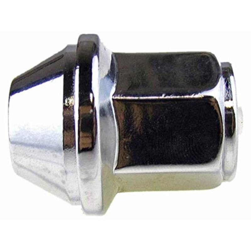 Dorman 611–007 Radmutter M14–1,50 metrisch – 21 mm Sechskant, 38,5 mm Länge für ausgewählte Ford-/Lincoln-Modelle – Chrom (OE Fix), 10 Stück von Dorman