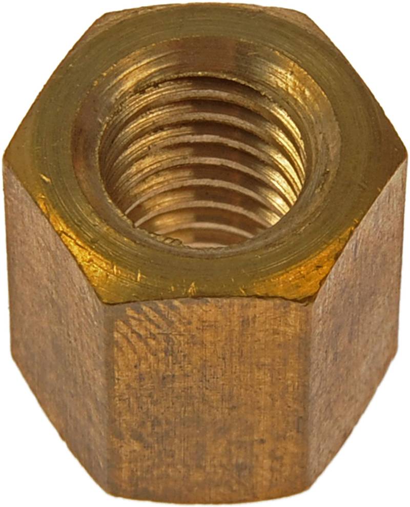 Dorman 680-104 Sechskantmutter – 3/8-16 Zoll für ausgewählte Chevrolet Modelle – Messing von Dorman