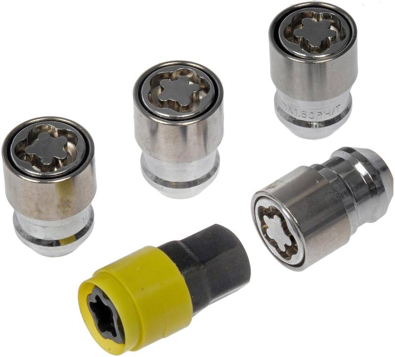Dorman 712-681 M14-1.50 Radschloss-Set, 5 Stück, Silber von Dorman