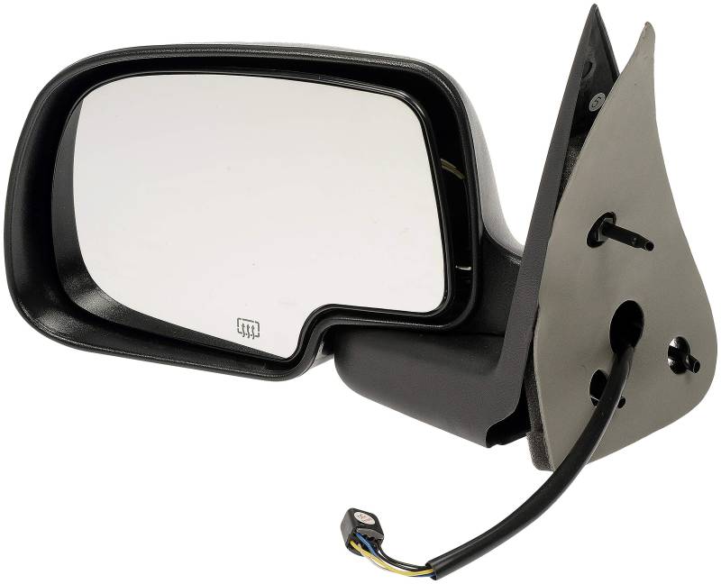 Dorman 955-064 Seitenspiegel für die Fahrerseite, beheizbar, klappbar, für ausgewählte Chevrolet/GMC, Schwarz und Chrom von Dorman