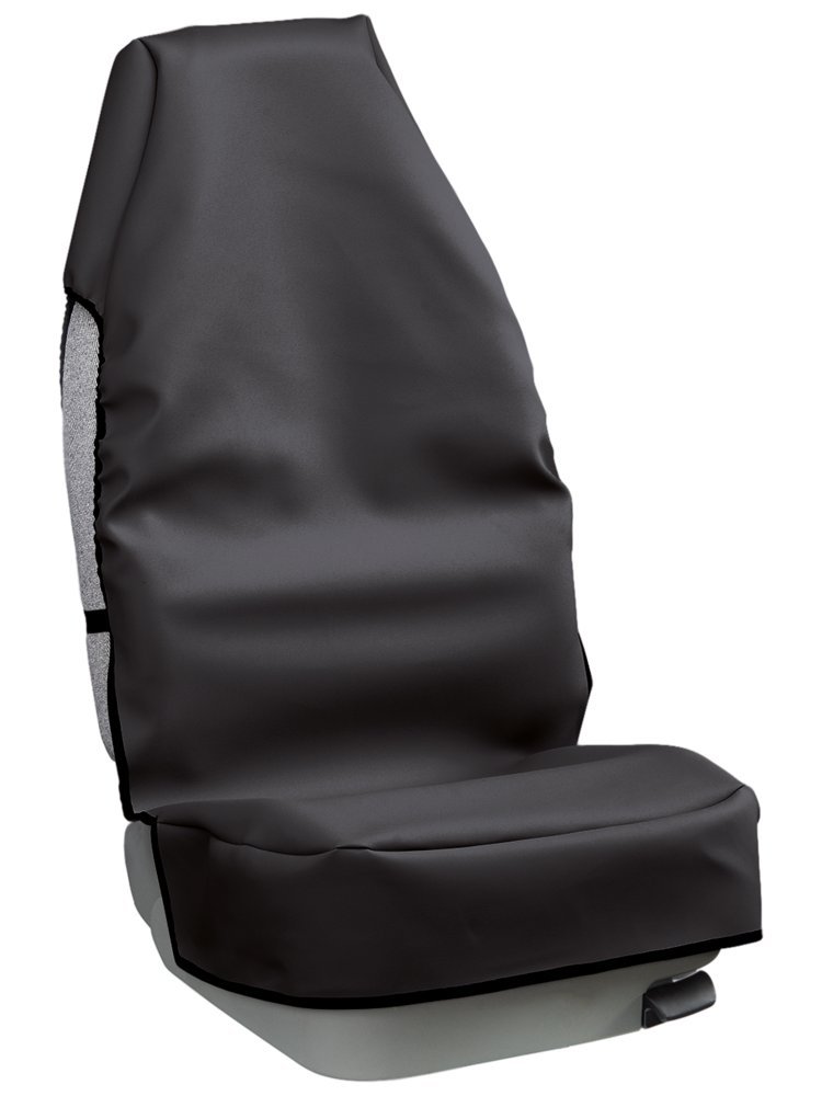 Dornauer Autoausstattung Kunstleder Sitzschoner schwarz/Autositzschoner/Autositzschutz/Autositzüberwurf - mit Airbagausnehmung von Dornauer Autoausstattung