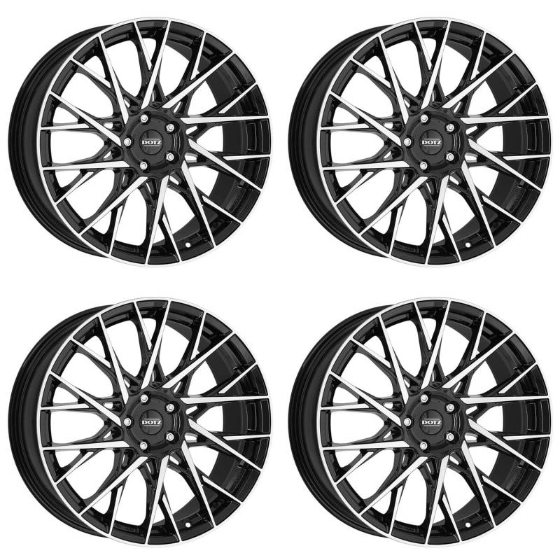 4x Dotz Felgen Fuji dark 9.0Jx20 ET35 5x112 kompatibel mit Volkswagen Arteon Beetle Golf ID.3 ID.4 ID.5 Id.7 Passat Phaeton T-Roc Tiguan Touran von Dotz