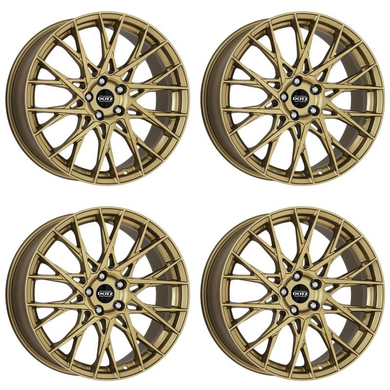 4x Dotz Felgen Fuji gold 7.5Jx18 ET48 5x112 kompatibel mit MG 3 4 von Dotz