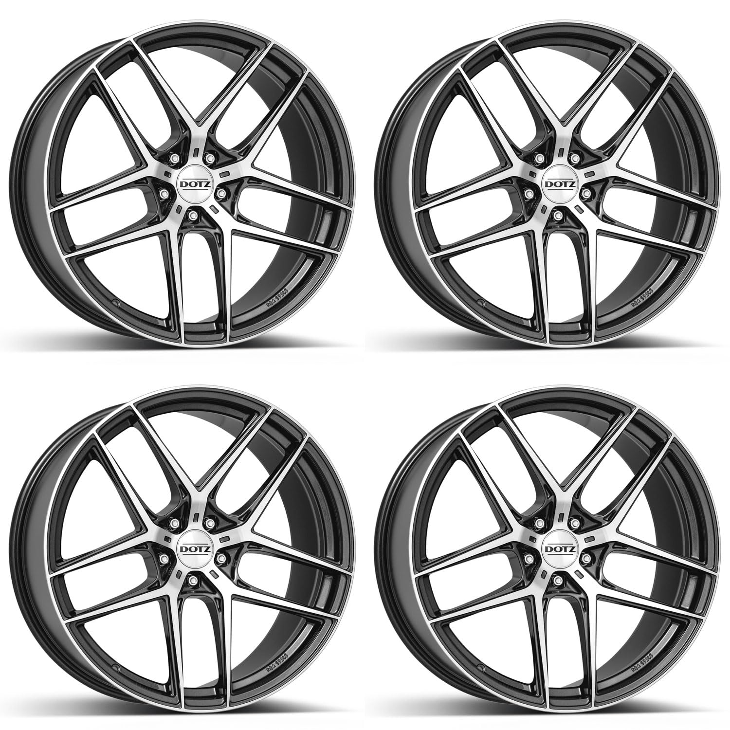 4x Dotz Felgen LagunaSeca dark 10.0Jx20 ET40 5x112 kompatibel mit Mercedes Benz C CLA CLS E GLA GLB GLK S SL 4x Dotz Felgen LagunaSeca dark 10.0Jx20 ET40 5x112 kompatibel mit Mercedes Benz C CLA CLS E GLA GLB GLK S SL von Dotz